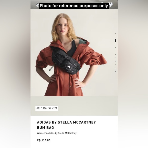 Adidas by Stella McCartney Bum Bag (Black) - Picture 5 of 6